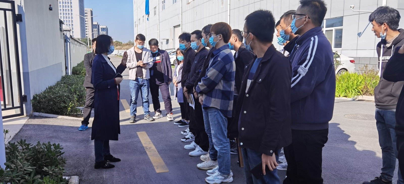galaxy银河微电动力部组织开展化学品泄漏应急演练
