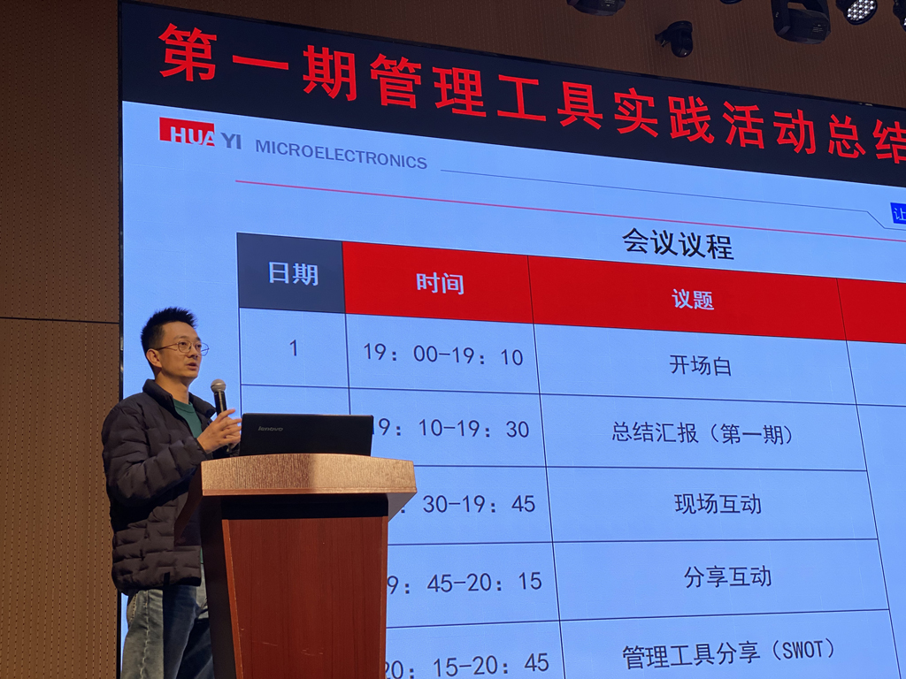 galaxy银河微电召开第一期管理工具实践活动总结分享会